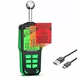 RDINSCOS Feuchtigkeitsmessgerät Wiederaufladbarkeit Wand Feuchtemessgerät Mauerwerk mit Farbdisplay Feuchtigkeitsmesser Für Wände,Mauerwerk,Holz,Beton,Zement,Putz
