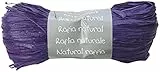 Clairefontaine 196044C Geschenkband (aus Bast natürlich, 50 g, 100 cm, ideal für Ihre Bastelprojekte und Geschenke) 1 Stück violett