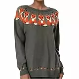 Bastwahl Strickpullover Damen Gestreift - Grobstrick Casual Sweater Elegant Pullover Oversized Langarm Sweatshirt Lose Oberteile Warm Einfarbig Wollpullover Strickpullover Lässiges Stricken Pulli