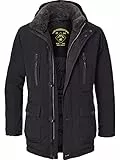 Jan Vanderstorm Herren Funktionsjacke Botulfr Winterjacke | Atmungsaktiv, Wasser- Und Windabweisend | Größe 50-76 schwarz, L - 54