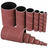 Shineboc 12 Stück 114mm Schleifhülsen für Exzenterschleife, Körnung 240, 2 x Ø 13-19-25-38-51-76 mm