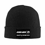 kenwozi Can Am Spyder Logo Warme Wintermütze Knit Beanie Schwarz, Schwarz , Einheitsgröße