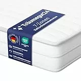 Träumegut AquaFlex 16cm Wellness Kaltschaummatratze - 7-Zonen Matratze - Härtegrad H2 & H3 - ÖkoTex Rollmatratze (120 x 200 cm, H2 & H3)