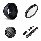 Kamera-Zubehör-Set für Canon EOS R10, R7 Kamera mit Canon RF-S 18-150mm f/3.5-6.3 IS STM Objektiv inkl. 3-stufiger faltbarer Gegenlichtblende, UV-Filter, Objektivdeckel, Reinigungsstift