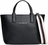Tommy Hilfiger Damen Tote Bag Tasche Logotape Mini Klein, Blau (Space Blue Corp), Einheitsgröße