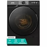 Gorenje W53G484A3P1B Waschmaschine mit Dampffunktion /8 KG /1400 U-Min/ConnectLife /15 Programme/UltraClean/AquaStop/SteamTech/30% besser als Energieeffizienzklasse A/Schwarz