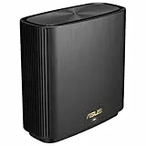 ASUS ZenWiFi XT9 AX7800 1er Pack Schwarz kombinierbarer Router (Tethering als 4G und 5G Router-Ersatz, Whole-Home Tri-Band AI Mesh WiFi 6 Router, 2.5G Port, Abdeckung von bis zu 265qm / 4+ Räumen)