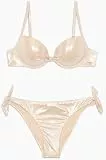 EMPORIO ARMANI Damen Push Up Bikini Set, Schwarz, M