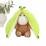 Plüschtier Esel, gefüllter Esel, für Babys – 11 Zoll Banana Donke Shape Sleeping Plusies – Kissen zum Werfen von Tieren, Sofadekoration auf dem Sofa für Kinder