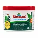 Blusana Langzeitdünger Lewatit HD 50 für Zierpflanzen in Hydrokultur | NPK mineralischer Dünger mit Ionenaustauscher 3-4 Monate Wirkung | Dose 500 ml Granulat