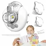 FEELLIFE Inhalationsgerät, Leiser Inhaliergeräte für Erwachsene, Kinder, 3 Einstellbare Modelle, Ultraleichter freihändiger Inhalator, Inhaliergerät für zu Hause und unterwegs, Aufladbare Batterie
