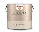Alpina Feine Farben – No. 07 Zauber der Wüste – edelmatte Innenfarbe - Wandfarben für einzigartige Farbwirkungen und Raumstimmungen – Zartes Sandbeige – 2,5 Liter