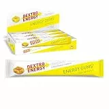 Dextro Energy Gums Lemon + Natrium - 8x45g (8er Pack), High Carb Sport Gummies zur schnellen Kohlenhydrate Versorgung