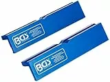 BGS 3046 | Schraubstock-Schutzbacken | 2-tlg. | Kunststoff | Breite 125 mm | mit Magnet | Schonbacken