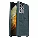 LifeProof Wake Hülle für Samsung Galaxy S21 Ultra 5G, stoßfest, Sturzschutz bis 2 Meter, schlanke schützende Hülle, Nachhaltig hergestellt aus recyceltem Ozeanplastik, Grau