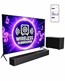 ULTIMEA Soundbar für TV Geräte mit kabellosem Subwoofer, Bluetooth® 6.0, 2.1-Kanal TV Lautsprecher mit VoiceMX, BassMX, App-Steuerung, HDMI & Optisch, 2026 Modell