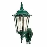 Konstsmide Wandleuchte Firenze | grün | Bewegungsmelder | outdoor | 7236-600, 22 x 29 x 48 cm