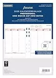 Filofax Kalender A5 Prof.1 Woche auf 2 Seiten (deutsch)2026