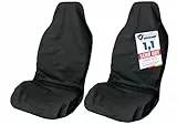 LIONSTRONG® Autositzschoner Vordersitz universell kompatibel [WASSERDICHT] - Autositzbezüge Vordersitze - Sitzschoner Sitzbezüge Auto - Autositz Sitzschutz - Werkstattschoner - Polyester 2 Stück