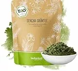 Grüner Sencha Tee BIO 1000 g I lose und geschnitten I aromatischer bio Sencha Grüntee I 100% natürlich I bioKontor