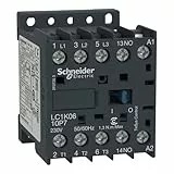 Schneider Electric TeSys Control Leistungsschütz LC1K, 3-polig, +1S, 4kW, 9A, 400V AC3, 24V AC, Artikelnummer LC1K0910B7