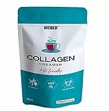 Weider Collagen Creamer (360g) Hydrolysiertes Kollagen und MCT (aus Kokosnussöl), Bulletproof coffee creamer Pulver, Gewichtskontrolle, Gelenkpflege, Haare, Haut, für Frühstück Kaffee oder Shake, Keto