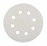 kwb Schleifscheibe Ø 125 mm aus Korund mit Stearat-Beschichtung, Körnung 40, werkzeuglosem Wechsel, Vollkunstharz-Verleimung und verstärktem Papierträger für den groben Schliff von Holz und Lack