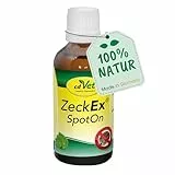 cdVet ZeckEx SpotOn 50ml - Duftöl mit Bio-Ölen mit langanhaltenden, maskierenden Eigenschaften gegen Lästlinge wie Zecken
