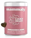 9-in-1 Probiotika für Deinen Hund - Lucky Belly 60 Drops (175g) von mammaly - Bei Magenprobleme & Verdauungsprobleme für Magen-Darm, Verdauungssnacks bei Gras fressen & Kotfresser Leckerlies mit Huhn