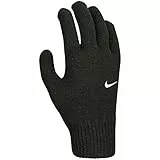 Nike Unisex – Erwachsene YA Swoosh Knit 2.0 Handschuhe, Schwarz, S/M