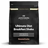 Protein Works Diet Breakfast Smoothie | Proteinreiches 230 Kalorien Frühstück | Shakes Zum Abnehmen | 9 Servings | Karamell Latte | 500g