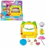 Gabby's Dollhouse, Balkon-Spielset Kuchis Saftbar, 8-teiliges Set mit Katzenfigur und Puppenhaus Zubehörteilen, ab 3 Jahren