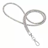 Soleebee Universal-Handy-Schlüsselband mit Strasssteinen, 80 cm (31,5 Zoll), glitzerndes Umhängeband, Kristall-Umhängeband für die meisten Handys, AB-Farbe, Einheitsgröße