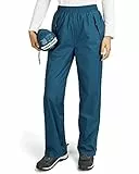 Outdoor Ventures Damen Regenhose Wasserdicht Atmungsaktiv Gefüttert Überziehhose - Winddicht Packbar Hose Leichte Softshellhose zum Wandern Fahrrad Navy Blau 42
