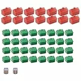 Monopoly Häuser & Hotels Set – 32 grüne Häuser und 12 rote Hotels aus Kunststoff, Ersatzteile für Monopoly Classic, langlebige Spielsteine & Brettspiel Zubehör für Spieleabend (Haus Set)
