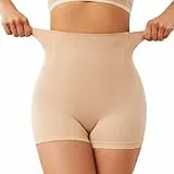 SURE YOU LIKE Damen Taille Shapewear Figurenformend Miederpants Miederhose Body Shape Bauch Kontrolle Unterwäsche, Beige, Tag XXXL size EU(46-50)