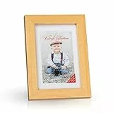 Victoria Collection Klassischer Holz Bilderrahmen für 10x15 cm Fotos - Fotorahmen mit Echtem Glas für Schöne Momente | Freistehender Holzrahmen geeignet für Tisch & Wand, Hoch- & Querformat