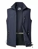 KTWOLEN Herren Freizeitweste Anglerweste Trainingsweste Hundesport Jagdweste Arbeitsweste Sportlich Schnelltrockenweste Sommer Safari Weste Atmungsaktiv Fischerweste, Blau, XL