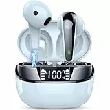 Bluetooth-Kopfhörer, Bluetooth 5.3 Kopfhörer mit 4 ENC Mics, kabellose Kopfhörer in Ear Stereo Hi-Fi, 47 Stunden kabellose Kopfhörer mit LED-Display, Bluetooth-Kopfhörer Geräuschunterdrückung, IP7