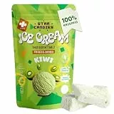 Star Candies Gefriergetrocknetes Kiwi-Eis | Gefriergetrocknete Süßigkeiten | Freeze Dried Candy | Weltraum- und Astronauten-Snack | Camping, Party Essen | Geburtstags- oder Party (150 g, 3er Pack)