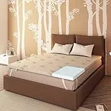 Baldiflex Matratzenauflage für Einzelbett, 80 x 200 cm, aus Polyurethan, Höhe 5 cm, Matratzenschoner, Aloe-Vera-Bezug