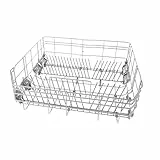 Bosch 20003053 Unterer Geschirrkorb mit 6 Klappzinken + Stielglas-Halterung, Silber