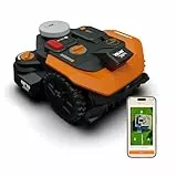 WORX Landroid Vision Cloud WR308E 2WD Mähroboter ohne Begrenzungskabel für 800 m² (KI-Hinderniserkennung, VSLAM+ RTK Cloud Navigation, Auto-Mapping, App-Steuerung, Cut-to-Zero)