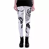cosey - Bedruckte Bunte Leggins (Einheitsgröße) Verschiedene Leggings Designs, Comic, Einheitsgröße
