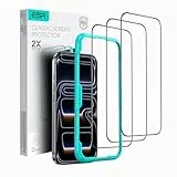 ESR für iPhone 17 Pro für Panzerglas, Displayschutzfolie 3 Stück, Gehärtete Glasfolie mit Einfachem Befestigungswerkzeug, 9H Härte, Vollbildschirm Schutzfolie iPhone 17 Pro, HD klar, Kratzfest