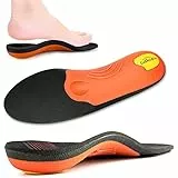Orthopädische Einlegesohlen für Mittelfußknochen in voller Länge,mit Stoßdämpfung,Einlage für Plattfüße,Plantarfasziitis,lindert Fußkrankheit für Männer und Frauen(Größe:EU47–48,30.5cm,Schwarz)