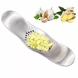 THETAG Knoblauchpresse,Knoblauchpresse Edelstahl Rostfrei Knoblauchmühle Werkzeuge zur Herstellung von Knoblauch