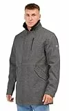 Indicode Herren Mantel Wollmantel Woll Winter Mantel Parka Winterparka, Mini Herringbone Grey, Gr.S