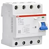 ABB F204 B-40/0.03 FI-Schutzschalter Typ B – RCD 4-polig, 40 A, 30 mA, allstromsensitiv, 10 kA, 4TE, für PV & Frequenzumrichter 2CSF204568R1400