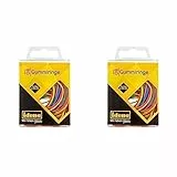 Idena 334033 - Gummiringe, 80 Stück, 40 mm Durchmesser, farbig sortiert (Packung mit 2)